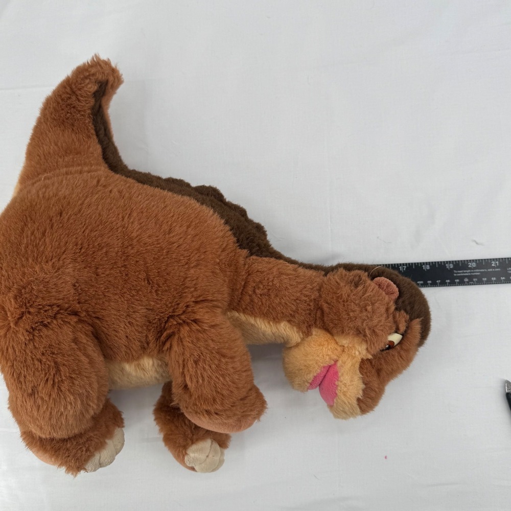Vintage The Land Before Time Plush Gund 1988 Littlefoot Dinosaur 17" Retro Toy - Picture 8 of 9
